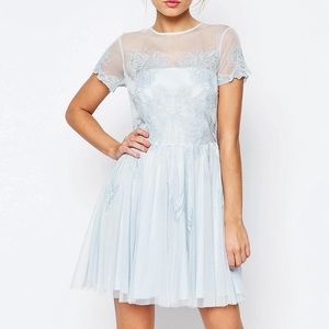 ASOS tulle/mesh skater dress